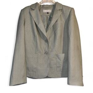 Travis Ayers Mint Long Sleeve Blazer Size 14 - Large